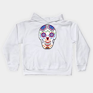 Sugar Skulls in Red (Calavera) Kids Hoodie